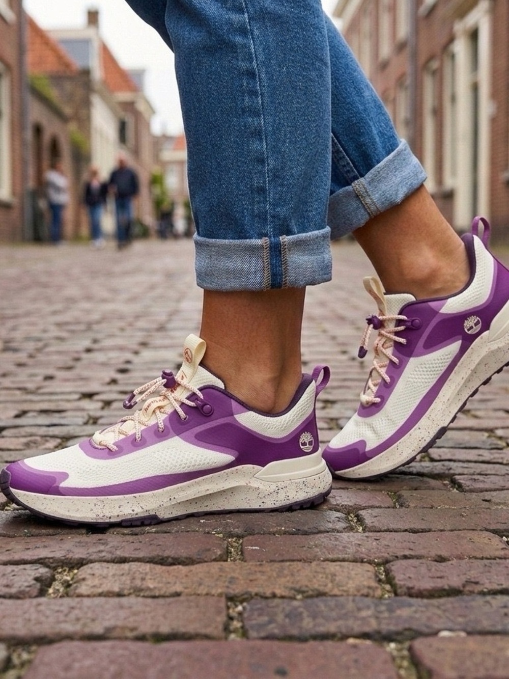 new women's size 11 Timberland Motion Access Sneakers Purple White